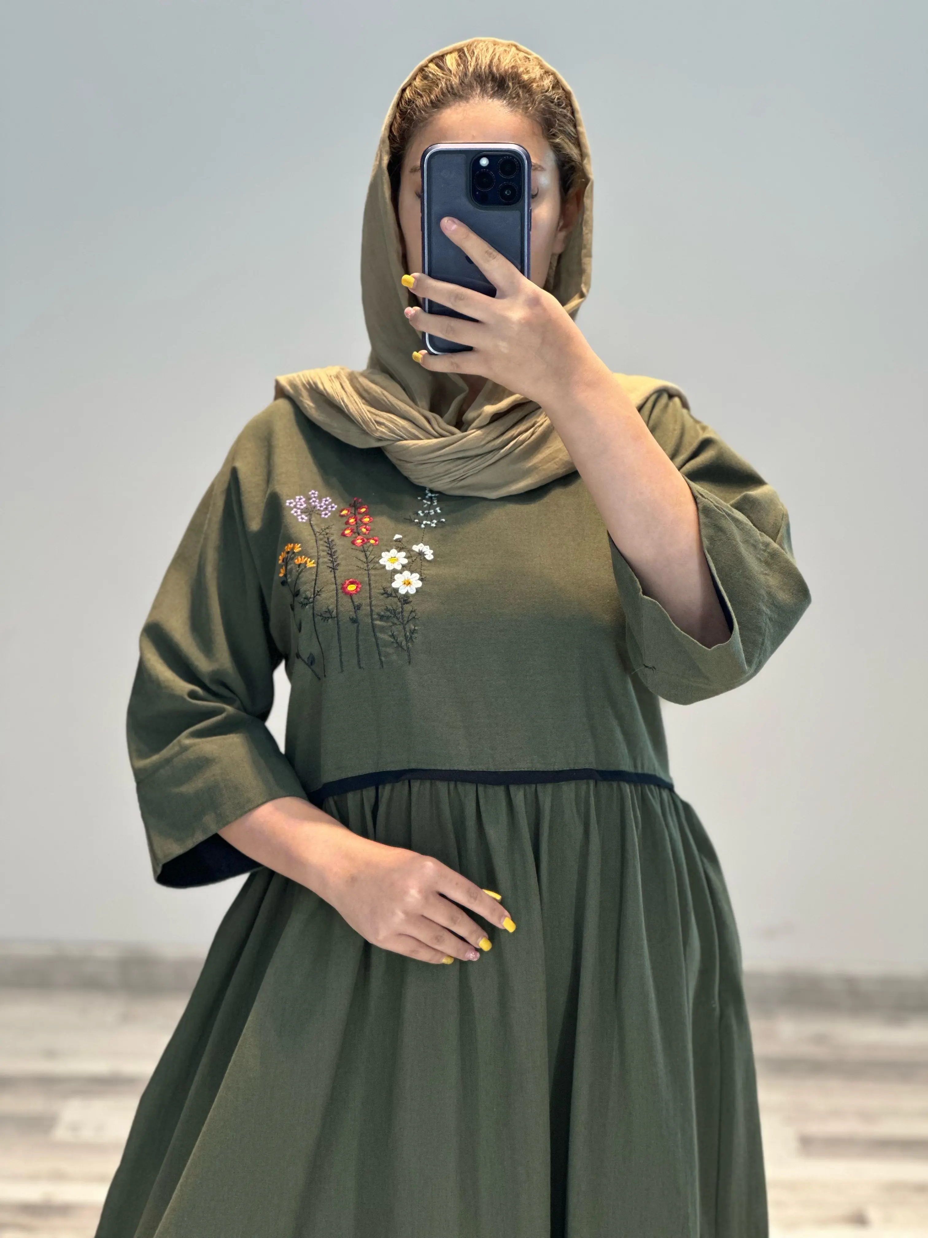 کفتان لینن سایه گل کد 858