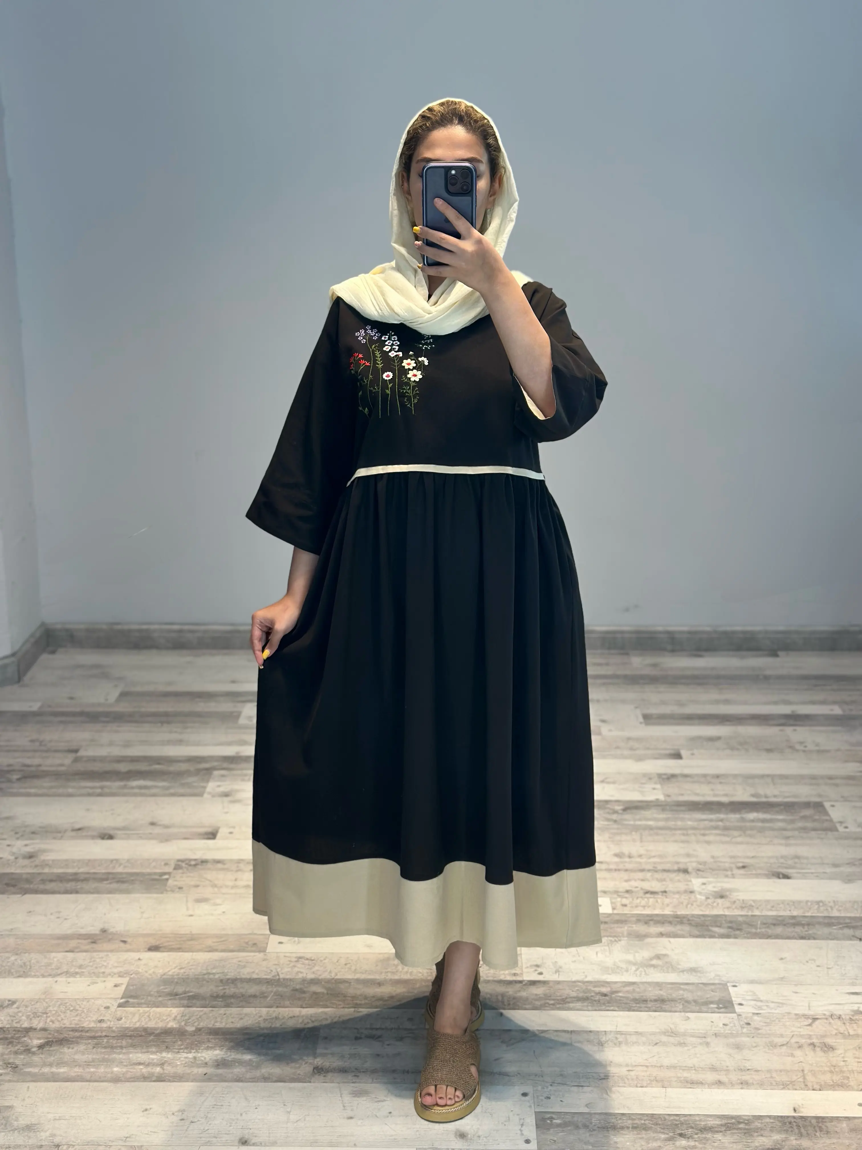 کفتان لینن سایه گل کد 858