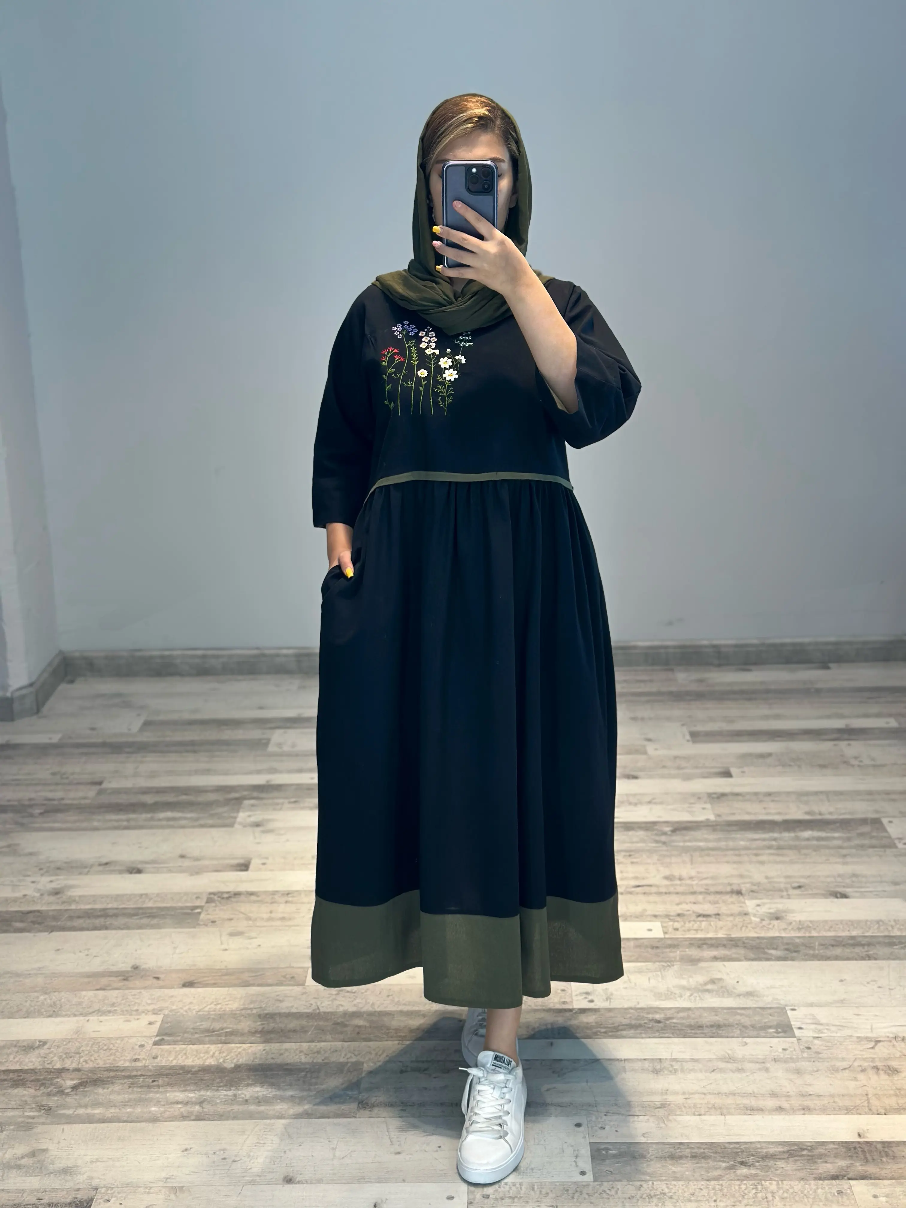 کفتان لینن سایه گل کد 858
