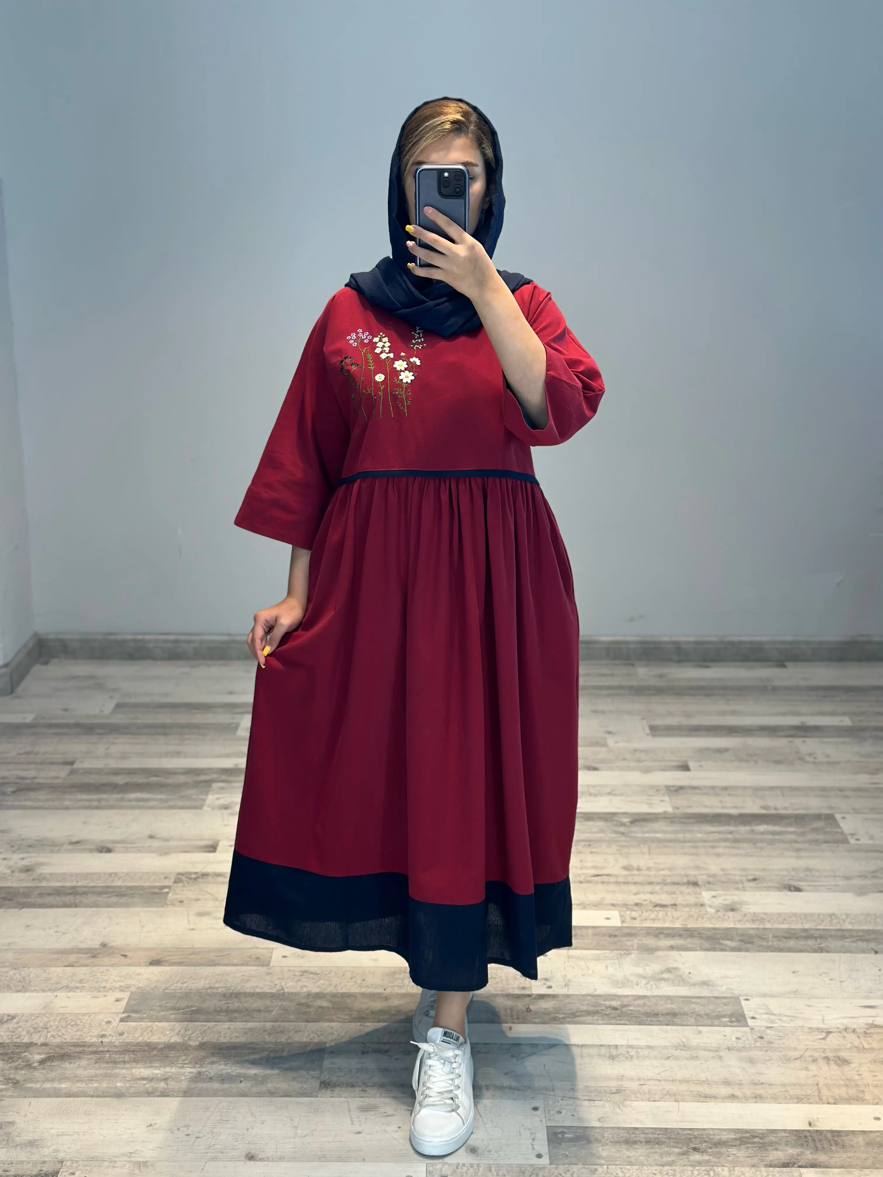 کفتان لینن سایه گل کد 858