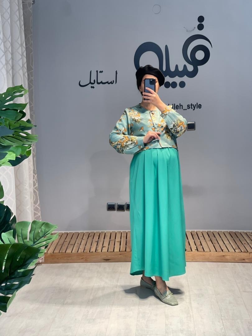 ست کت و سارافون کرپ (کد 566)