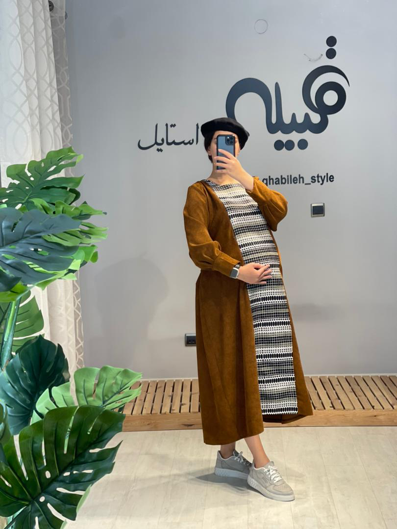 مانتو بارداری و شیردهی مخمل کبریتی(کد 568)