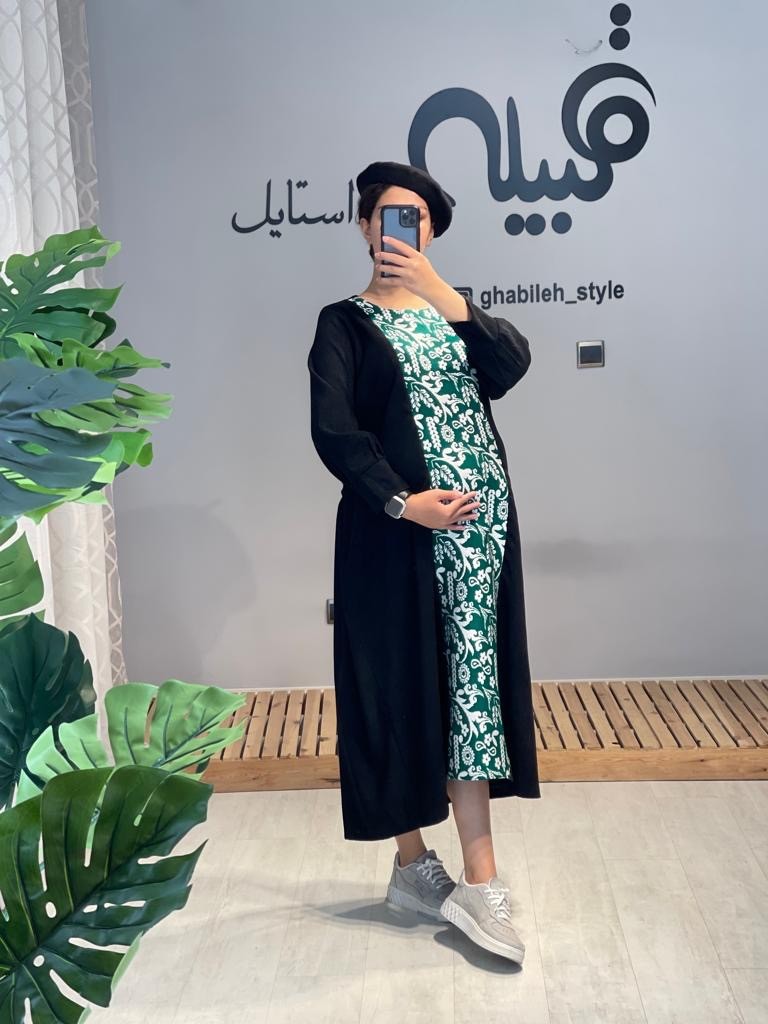 مانتو بارداری و شیردهی مخمل کبریتی(کد 568)