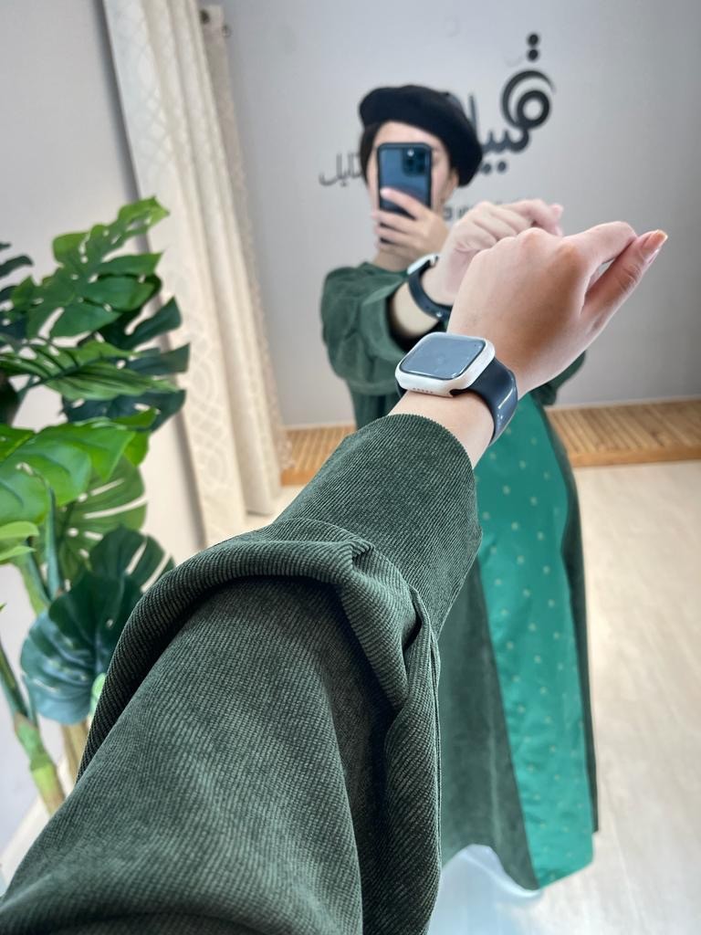 مانتو بارداری و شیردهی مخمل کبریتی(کد 568)