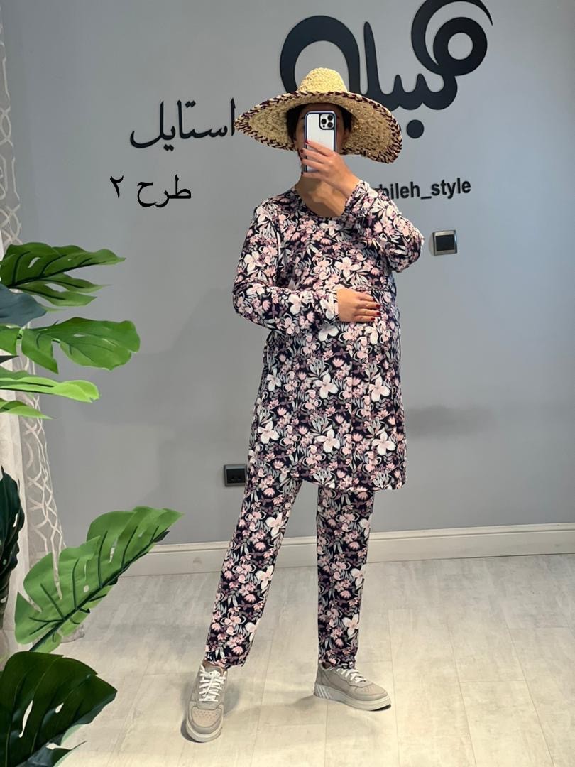 ست بلوز شلوار بارداری و شیردهی ویسکوز ( کد 557)