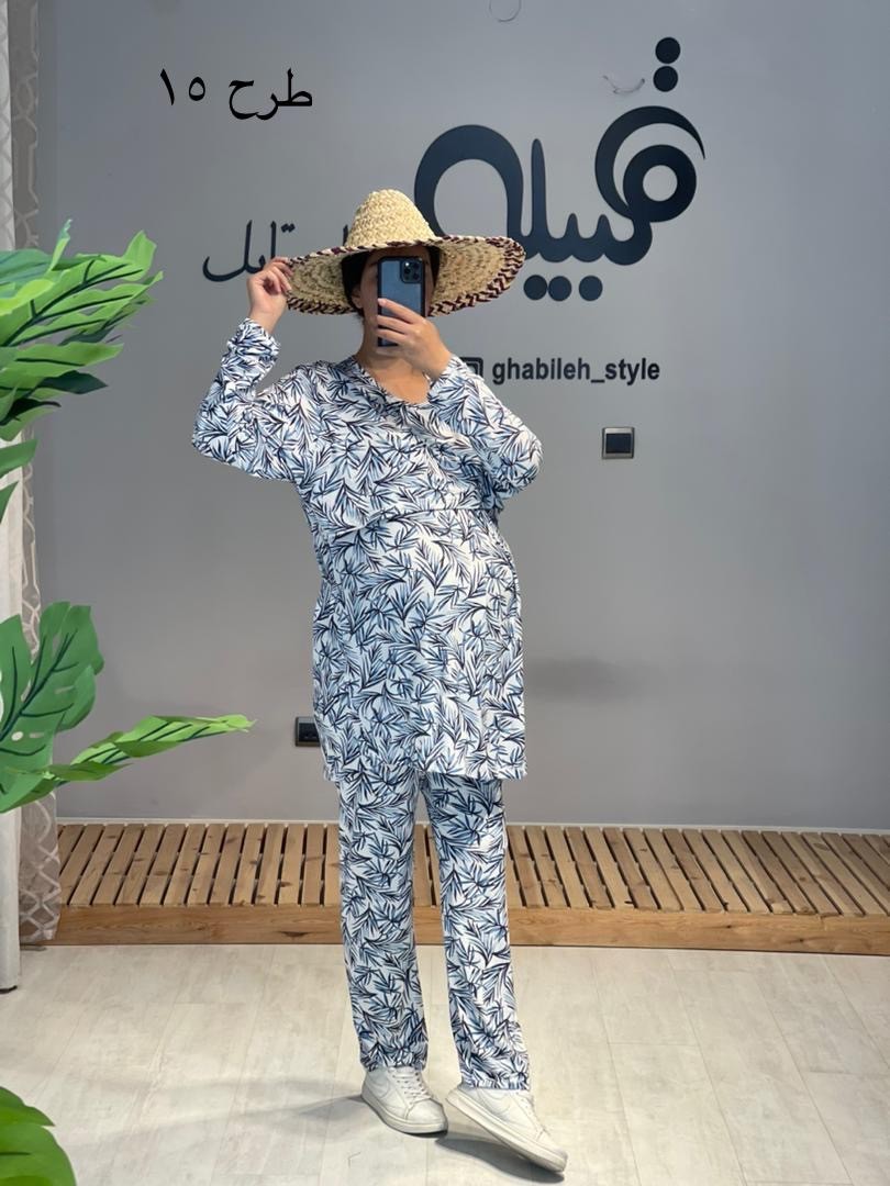ست بلوز شلوار بارداری و شیردهی ویسکوز ( کد 557)