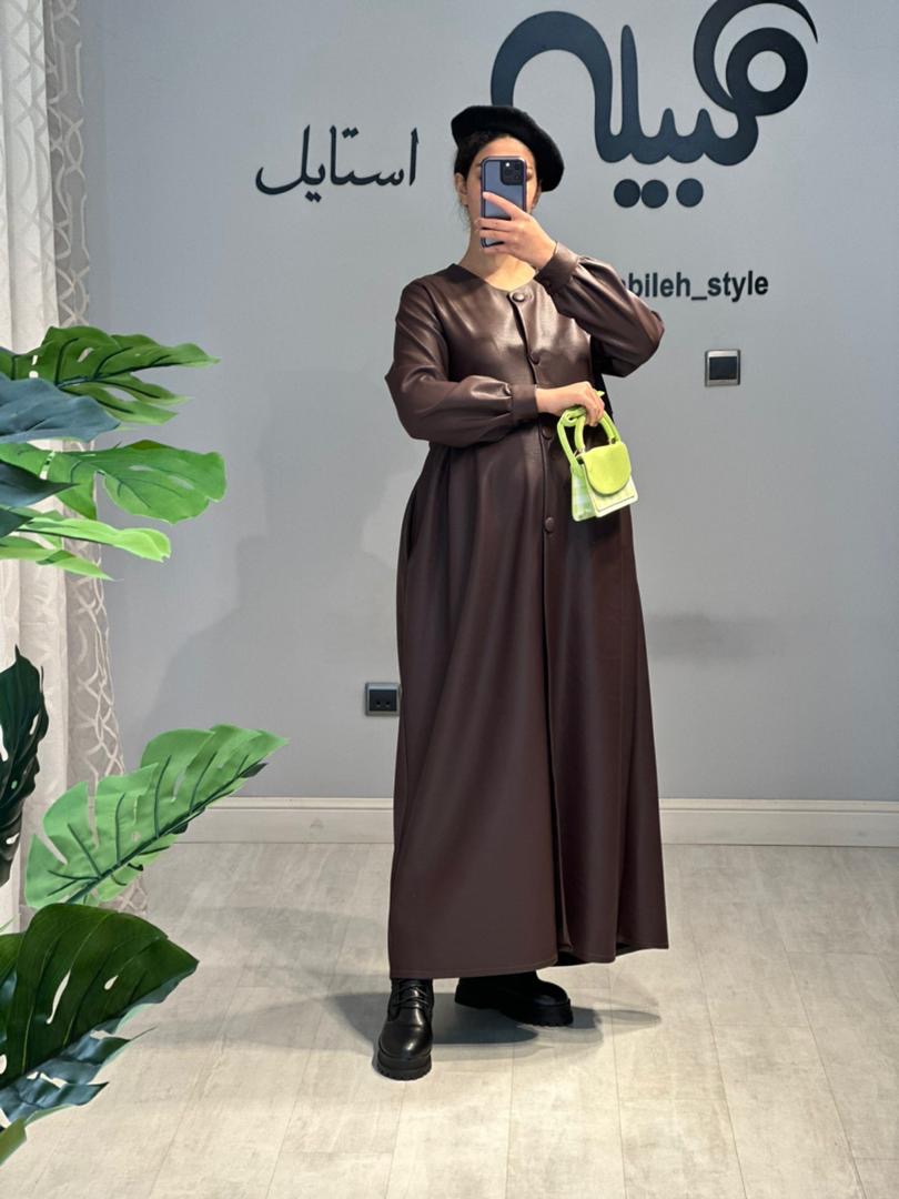 پالتو چرم بارداری و شیردهی زمستانه( کد 585)