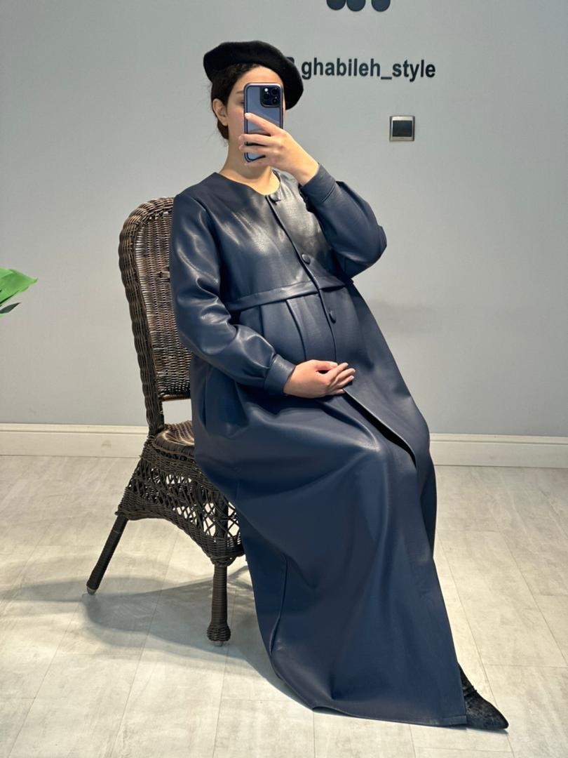 پالتو چرم بارداری و شیردهی زمستانه( کد 585)