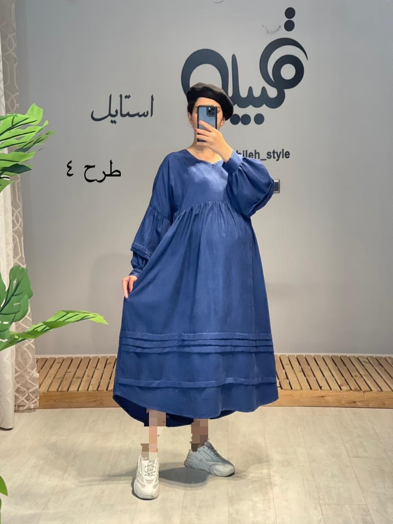 مانتو پاییزه استین فانوسی میکرو (کد 559)