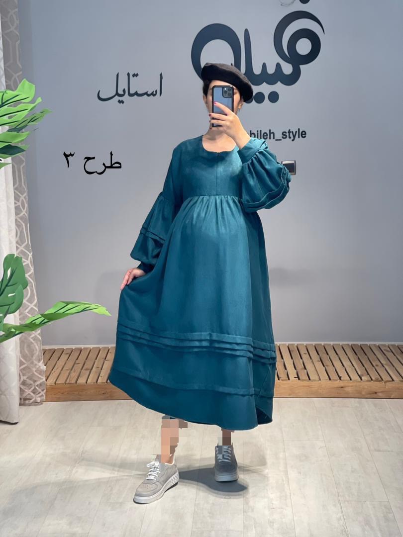 مانتو پاییزه استین فانوسی میکرو (کد 559)