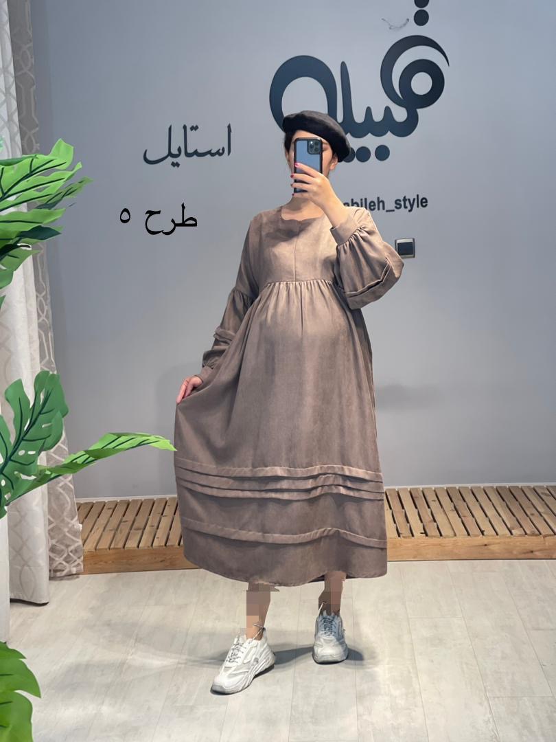 مانتو پاییزه استین فانوسی میکرو (کد 559)