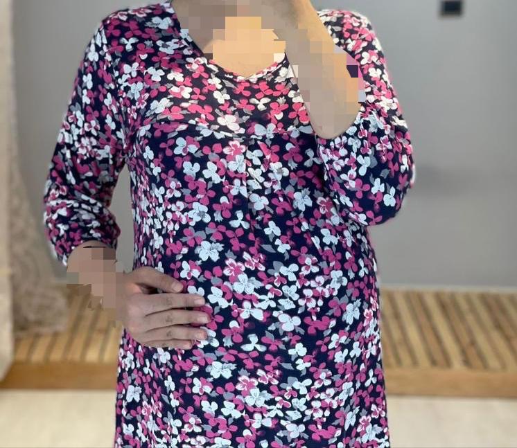 تیشرت استین بلند گلدار( کد 209)