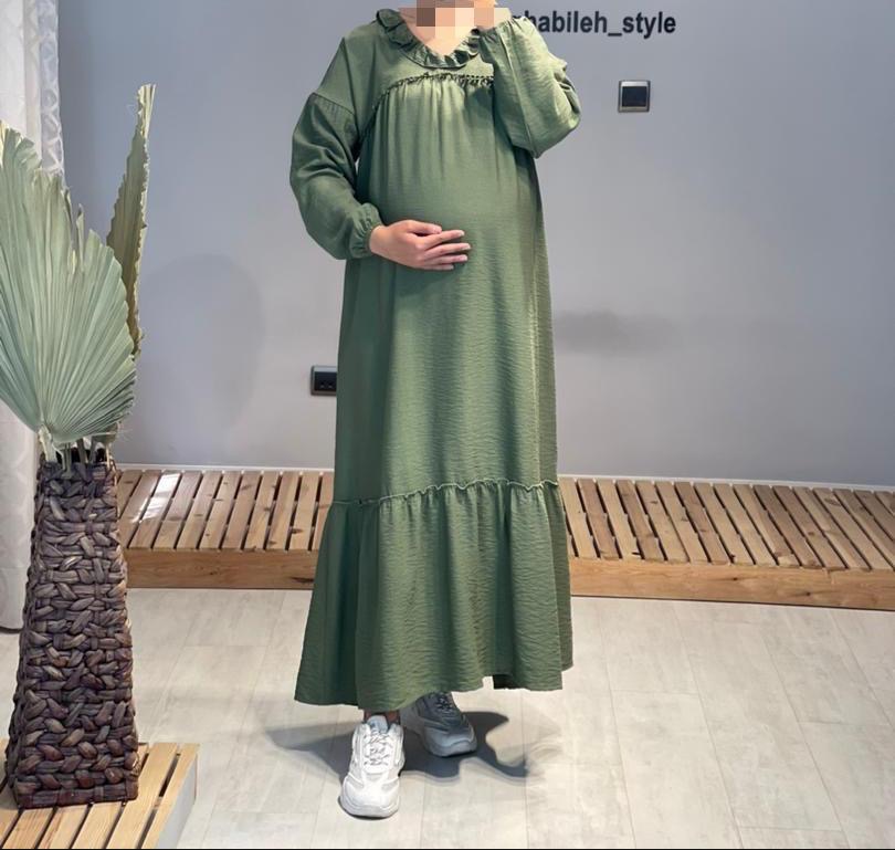 مانتو بلند بارداری کرسپو(کد 502)