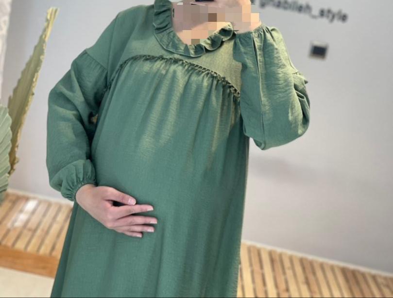 مانتو بلند بارداری کرسپو(کد 502)
