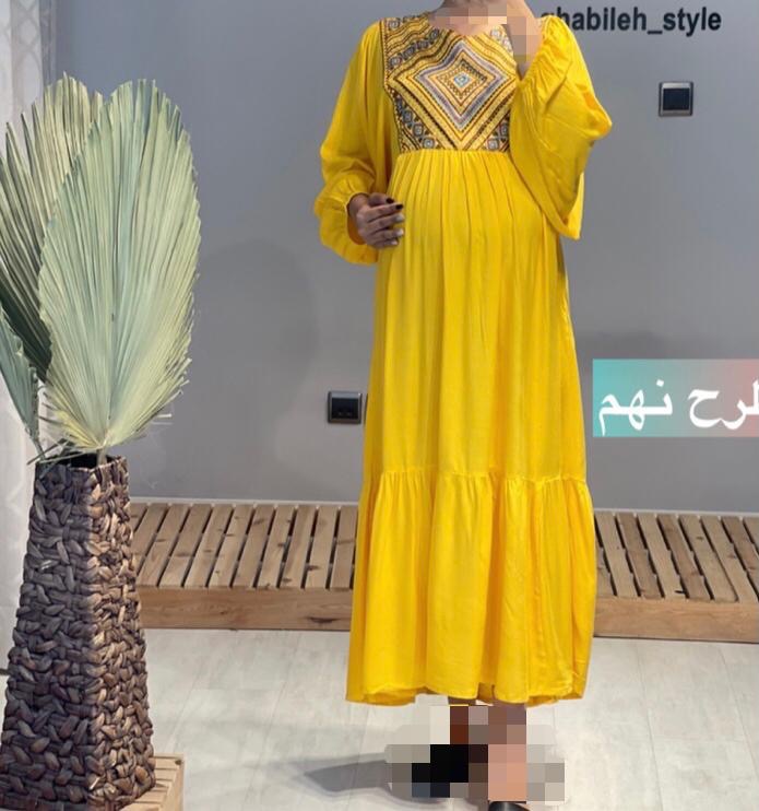 لباس بلند بارداری نخی سوزندوزی (کد 279)