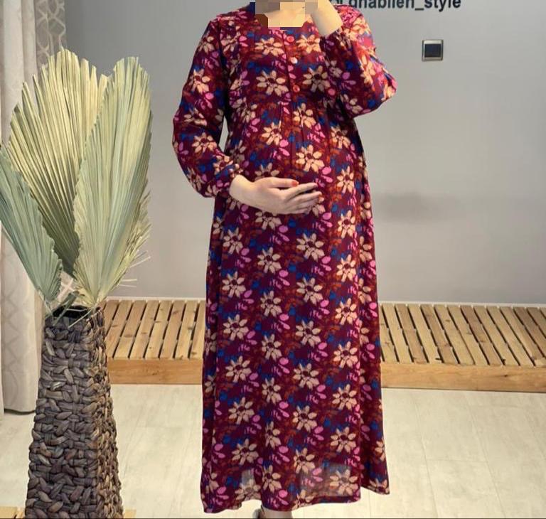پیراهن نخی بارداری و شیردهی (کد 470)