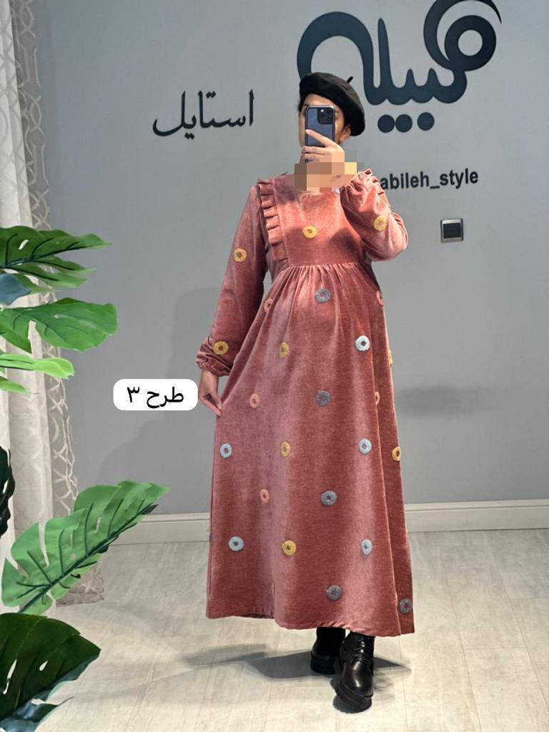 مانتو مجلسی مخمل خامه دوزی(کد 596)