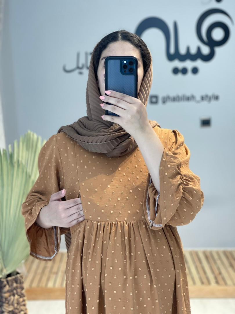 مانتو بارداری و شیردهی اشکی کوتاه( کد 525)