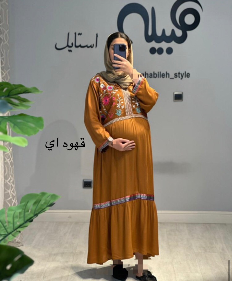 پیراهن دریا گلدوزی شده(کد 529)