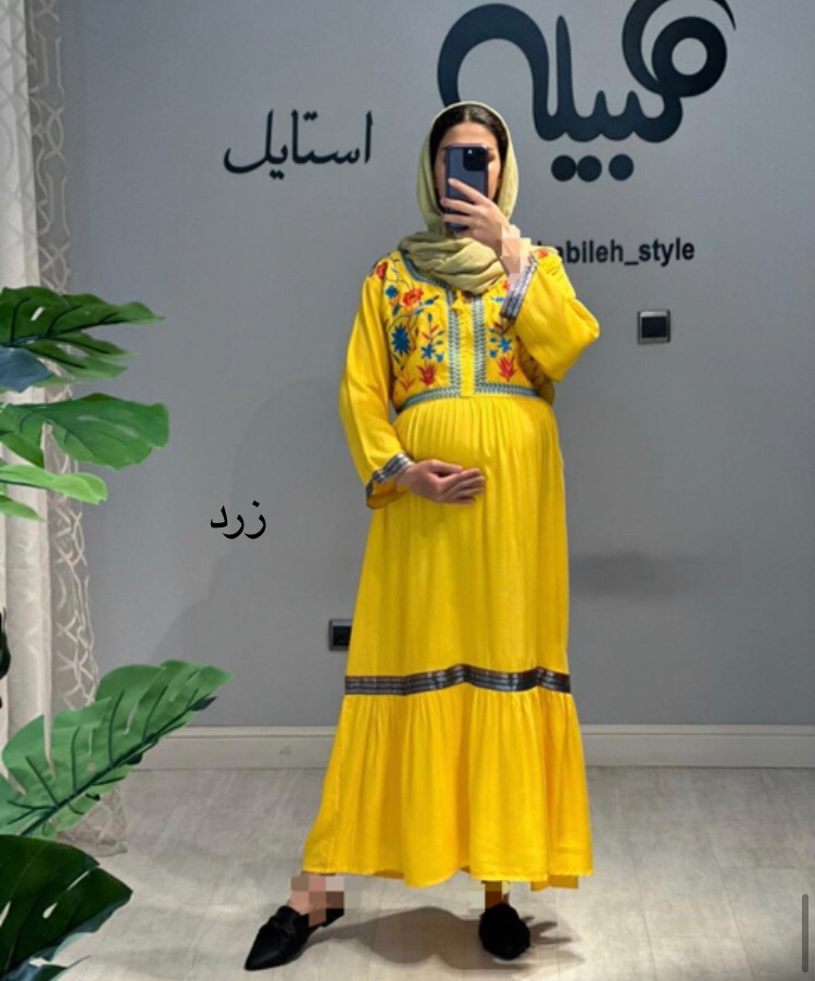 پیراهن دریا گلدوزی شده(کد 529)