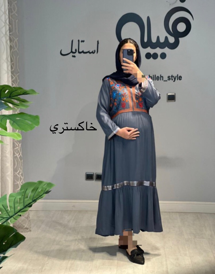 پیراهن دریا گلدوزی شده(کد 529)
