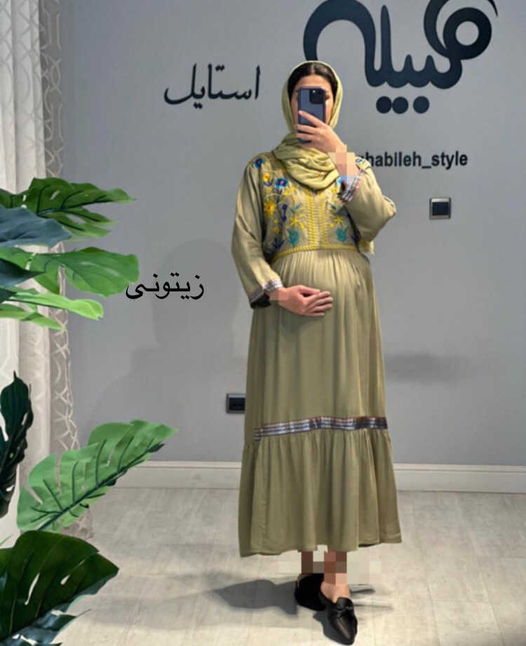 پیراهن دریا گلدوزی شده(کد 529)