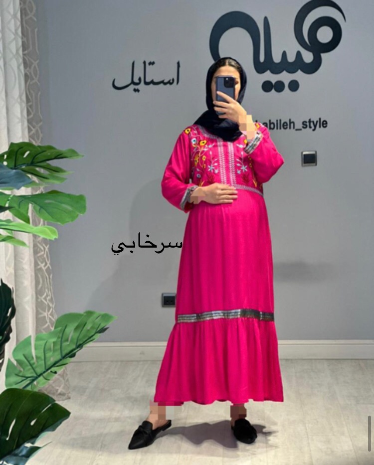 پیراهن دریا گلدوزی شده(کد 529)