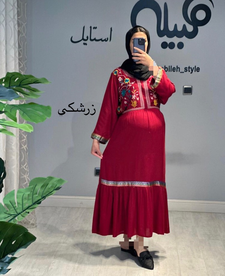 پیراهن دریا گلدوزی شده(کد 529)