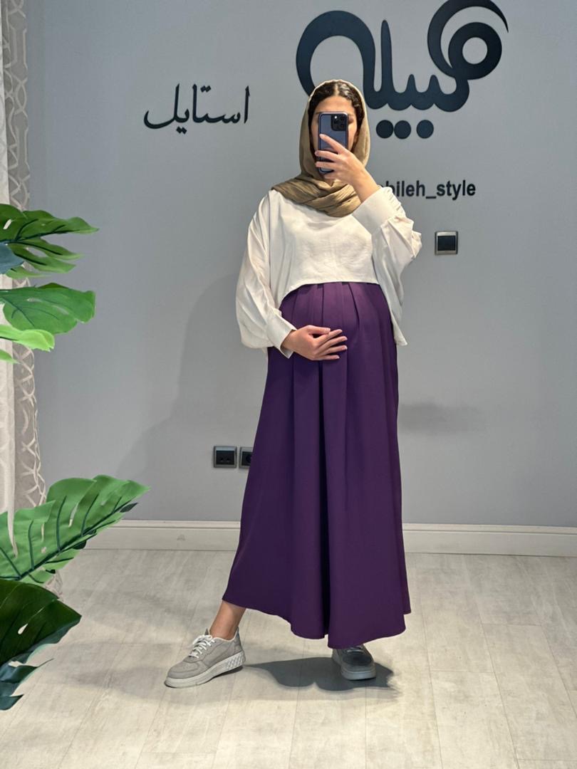 ست رویه و سارافون کرپ ناتالی( کد 615)