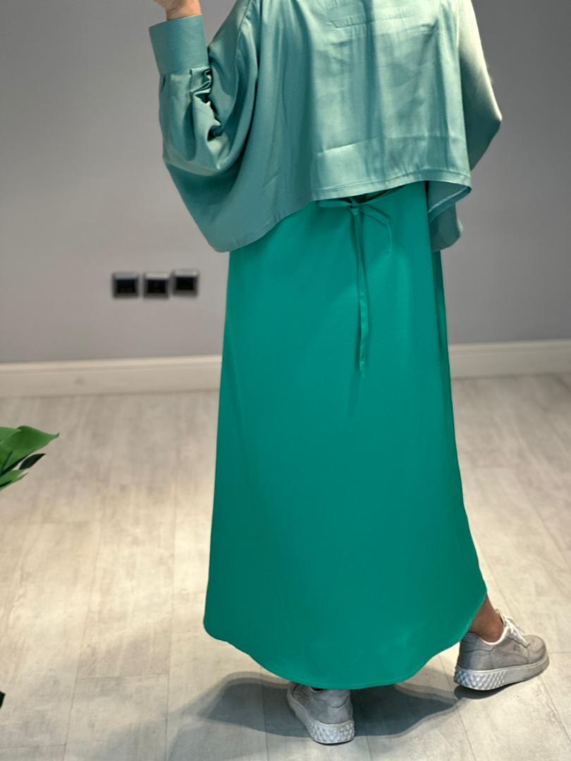 ست رویه و سارافون کرپ ناتالی( کد 615)