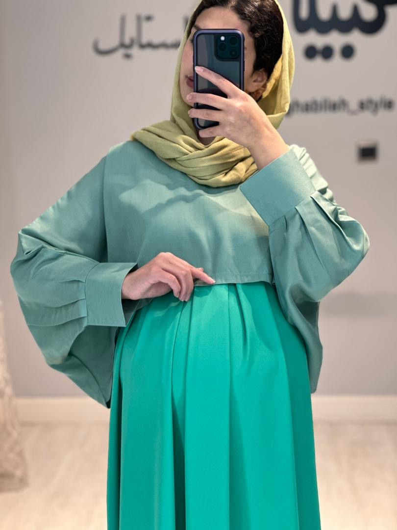 ست رویه و سارافون کرپ ناتالی( کد 615)