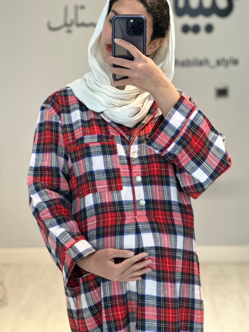 مانتو بارداری و شیردهی لینن(کد 614)