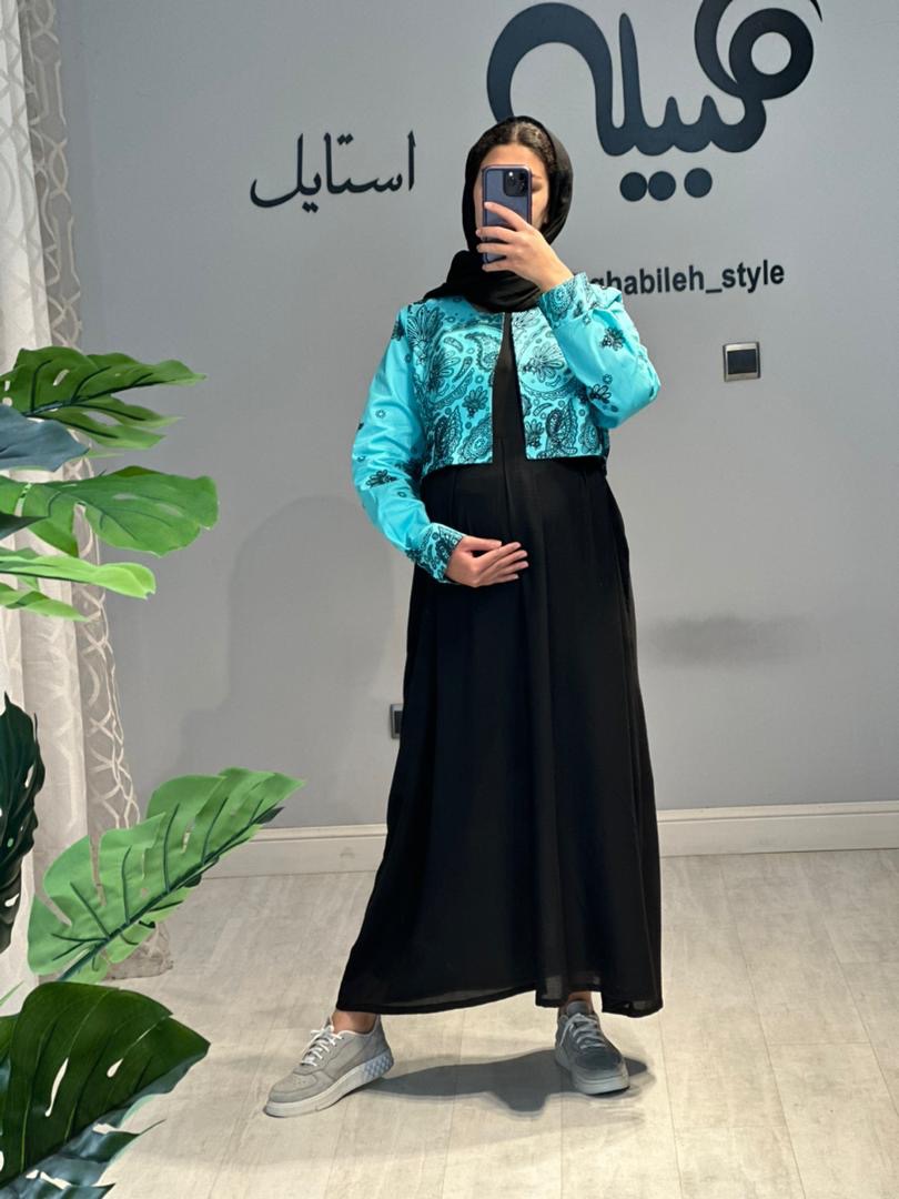 ست کت و سارافون کرپ نخ ( کد 617)