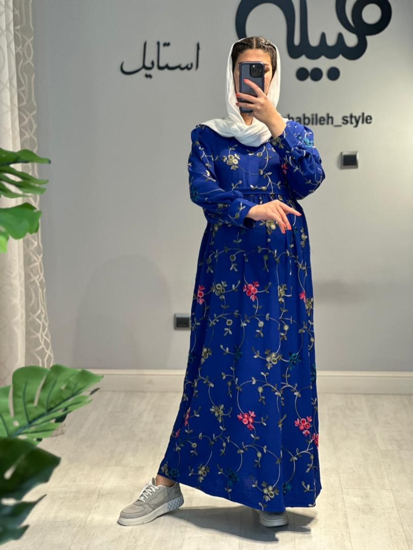 مانتو بارداری و شیردهی ابروبادی خامه دوزی(کد 625)