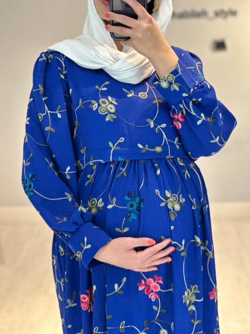 مانتو بارداری و شیردهی ابروبادی خامه دوزی(کد 625)