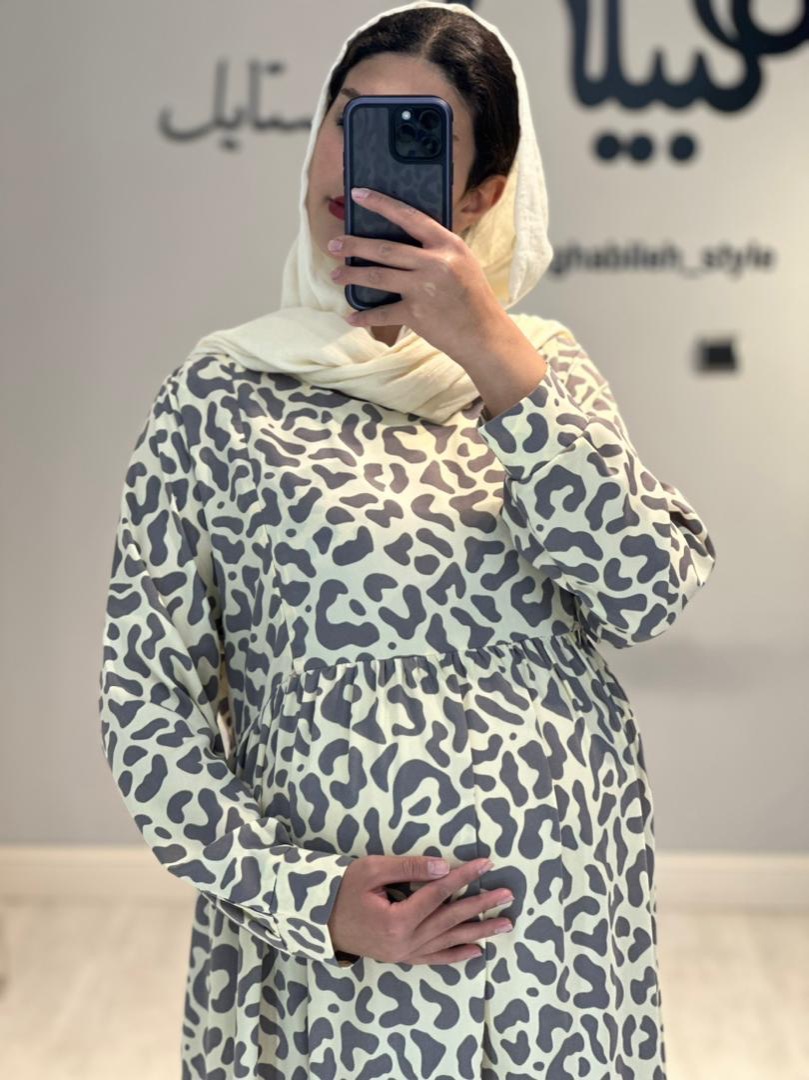 مانتو بارداری و شیردهی کرپ نخ( کد 642)