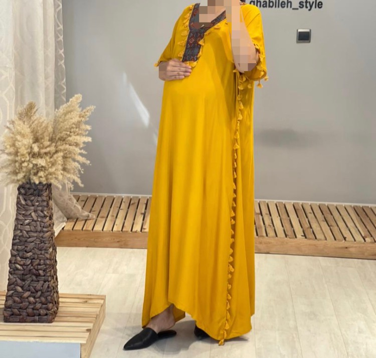 پیراهن بلند نخی بارداری( کد 528)