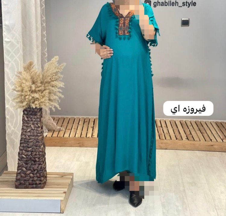پیراهن بلند نخی بارداری( کد 528)