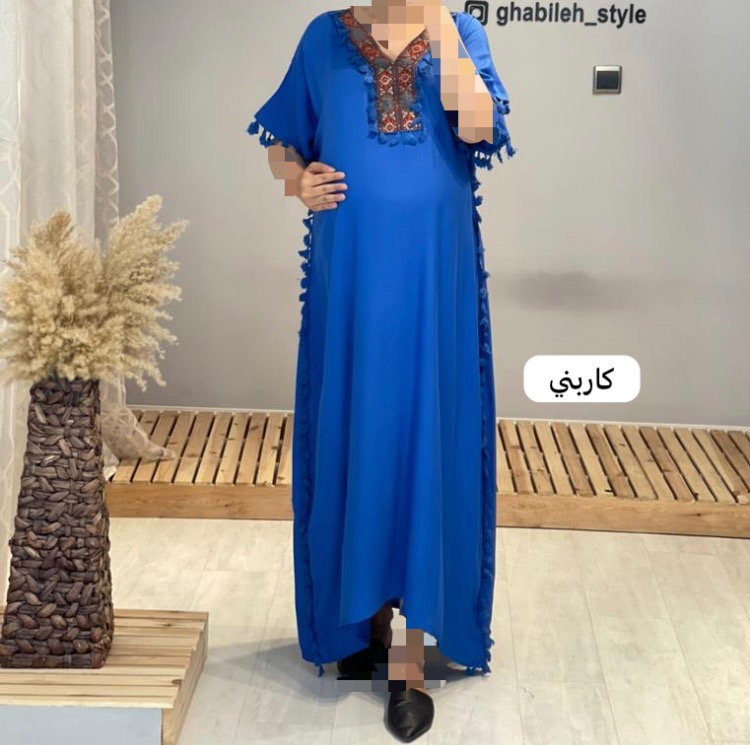 پیراهن بلند نخی بارداری( کد 528)