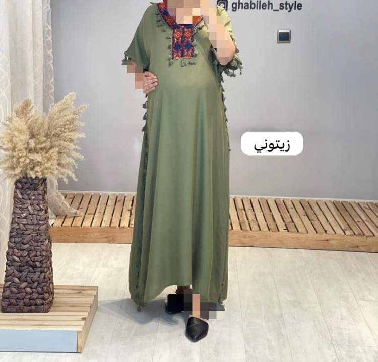 پیراهن بلند نخی بارداری( کد 528)