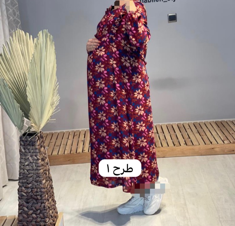 پیراهن نخی بارداری و شیردهی (کد 470)