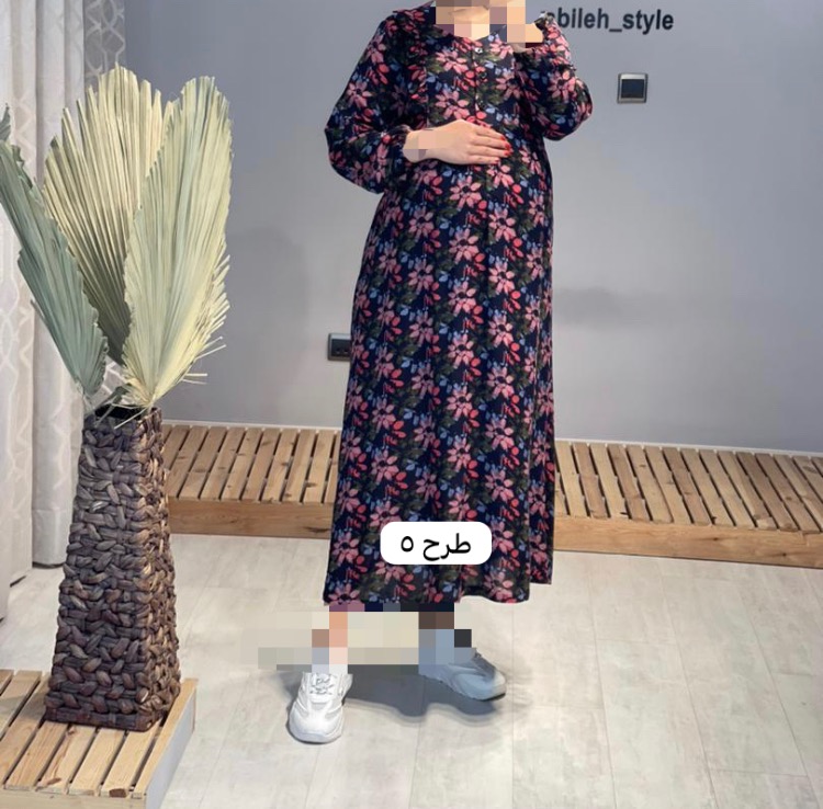پیراهن نخی بارداری و شیردهی (کد 470)