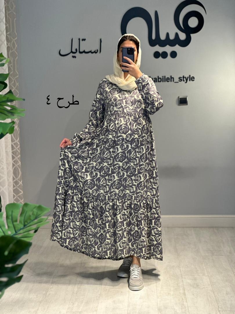 مانتو بارداری و شیردهی کرپ نخ( کد 642)