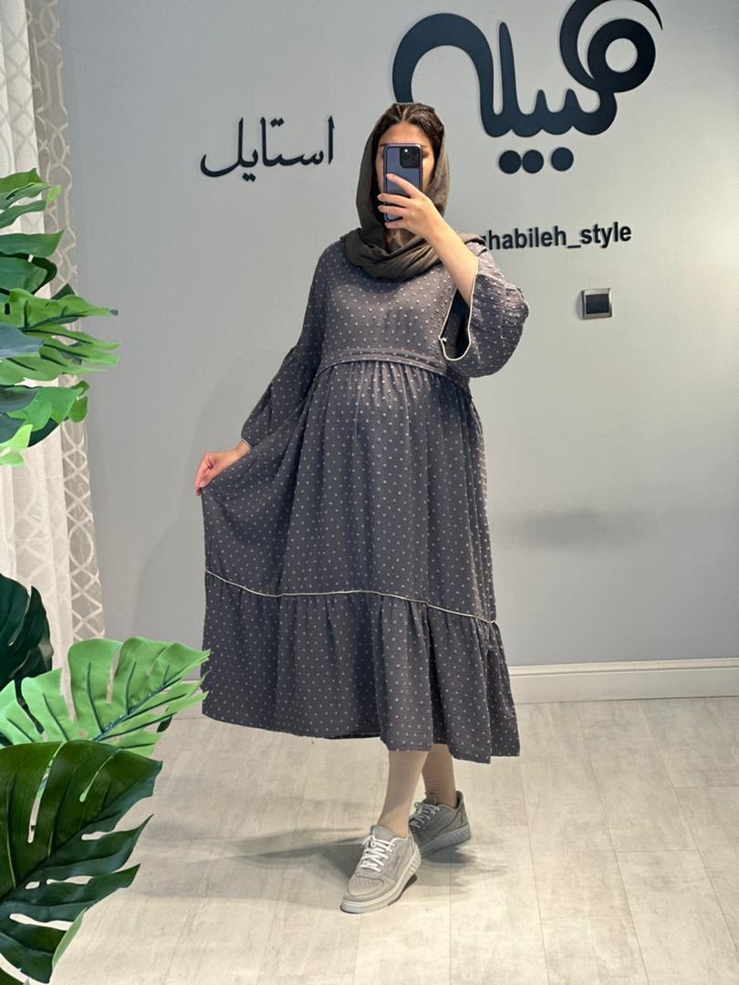مانتو ابروبادی اشکی مغزی دوزی شده(کد 646)