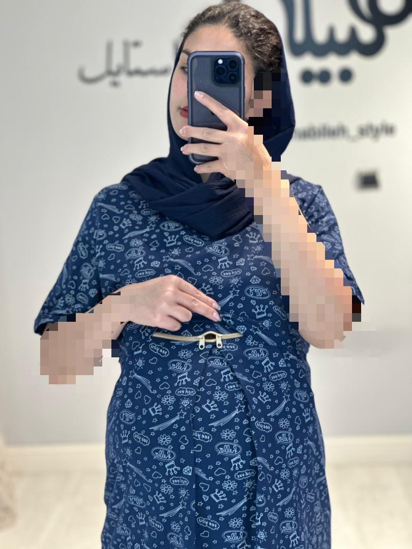 ست بلوز و شلوار نخ پنبه استین کوتاه(کد 649)