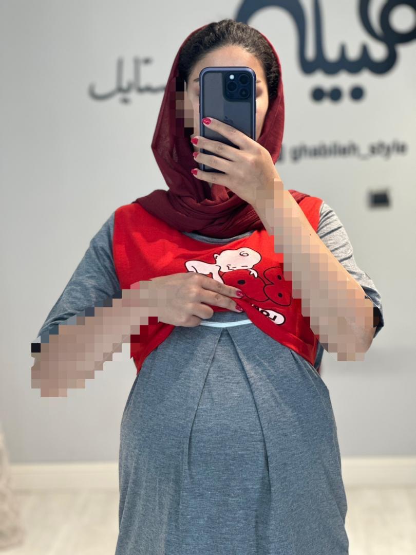 ست بلوز و شلوار لودینگ دو رنگ استین کوتاه(کد 627)