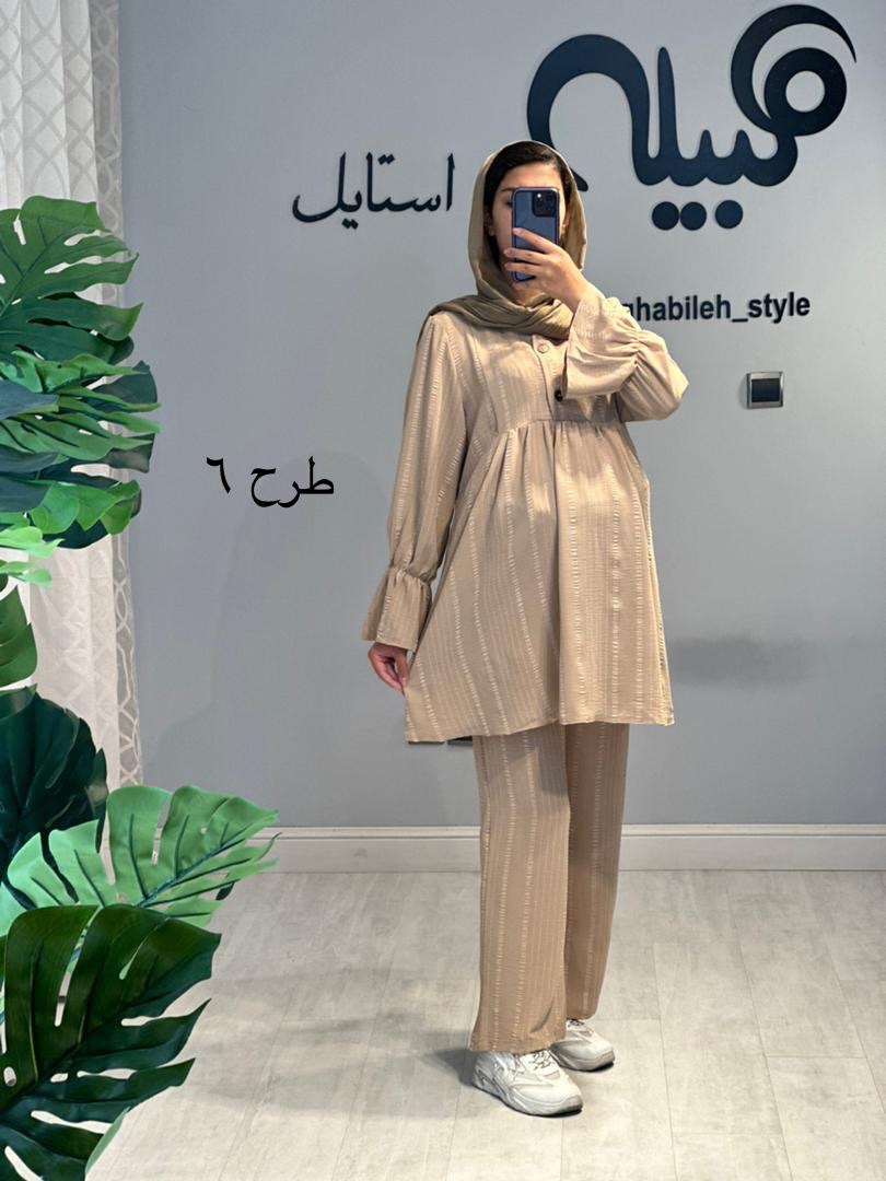 ست بلوز و شلوار ابروبادی( کد 656)