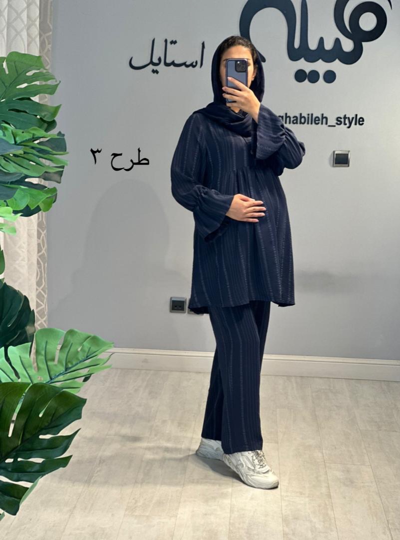 ست بلوز و شلوار ابروبادی( کد 656)