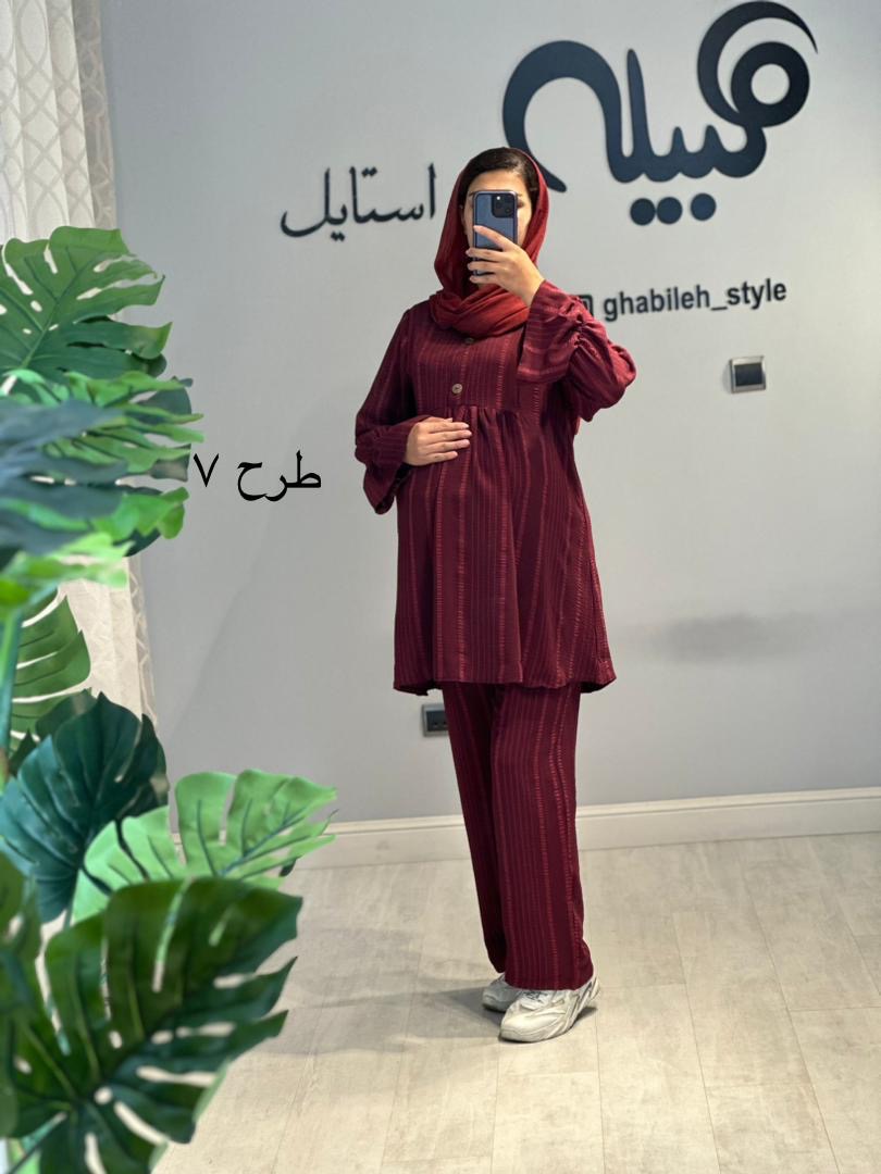 ست بلوز و شلوار ابروبادی( کد 656)