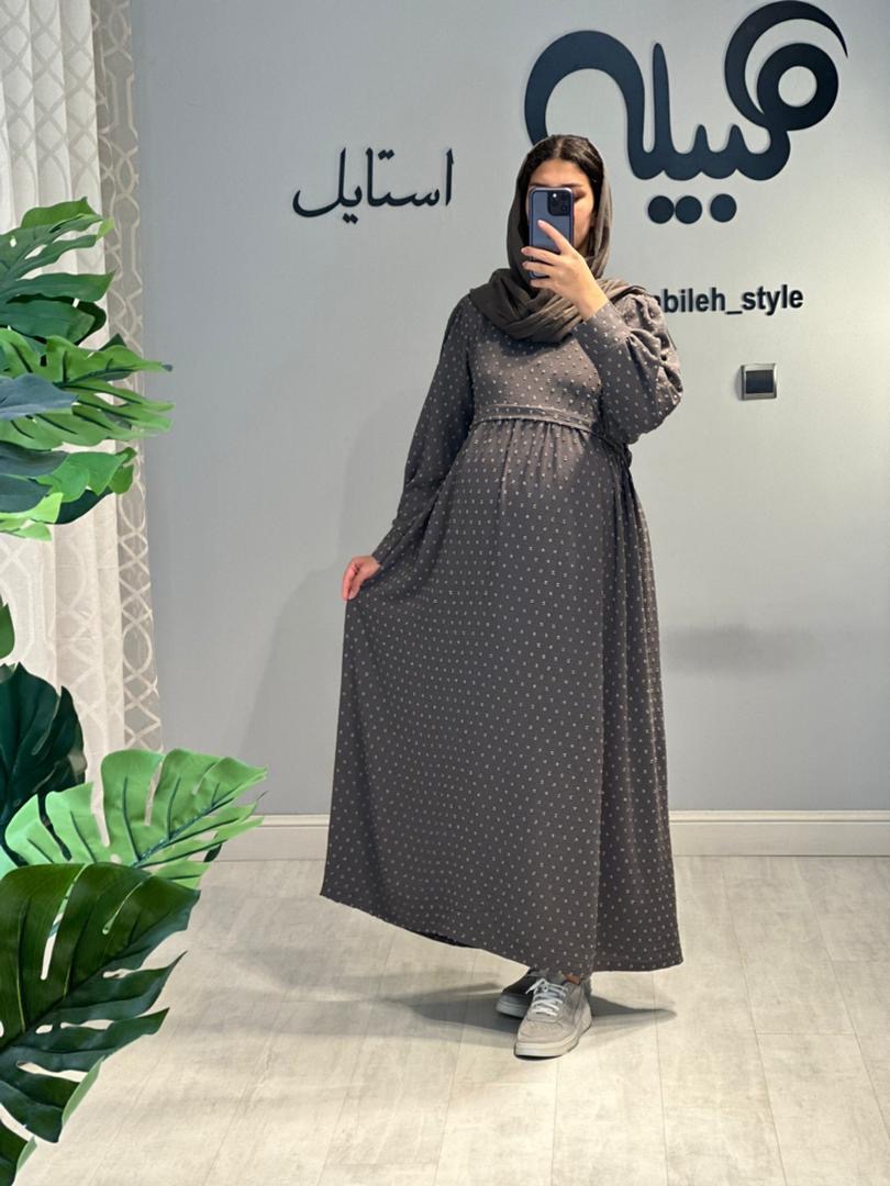 مانتو بارداری و شیردهی ابروبادی اشکی(کد 622)